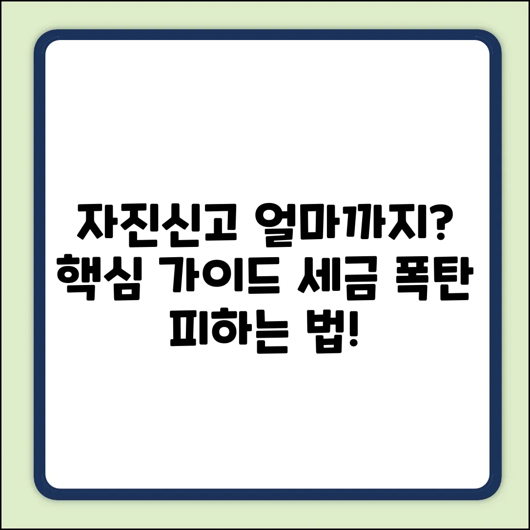 관세 자진신고, 얼마까지? 핵심 가이드!