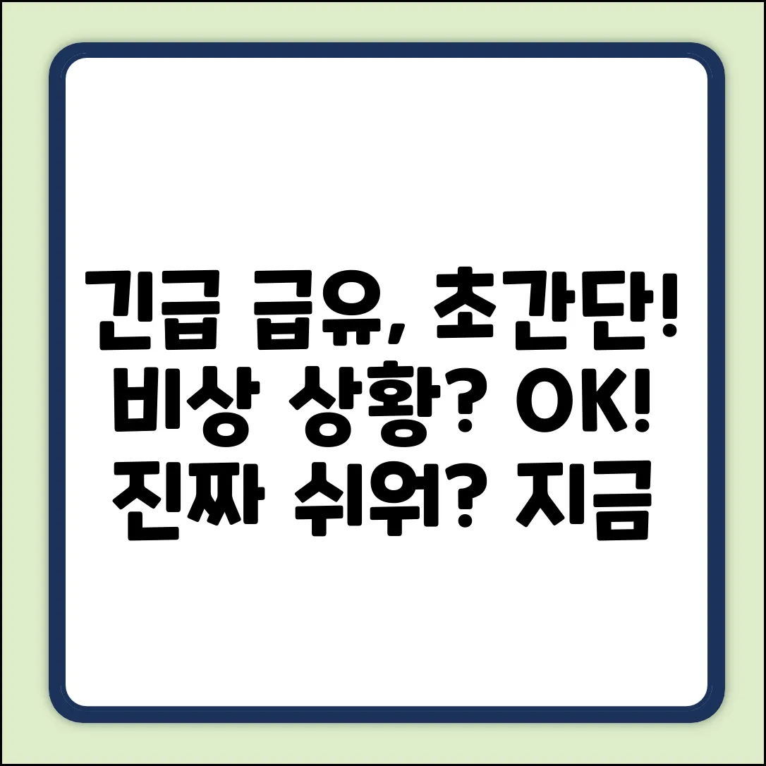 긴급! 비상급유 서비스, 진짜 이렇게 쉬웠어?